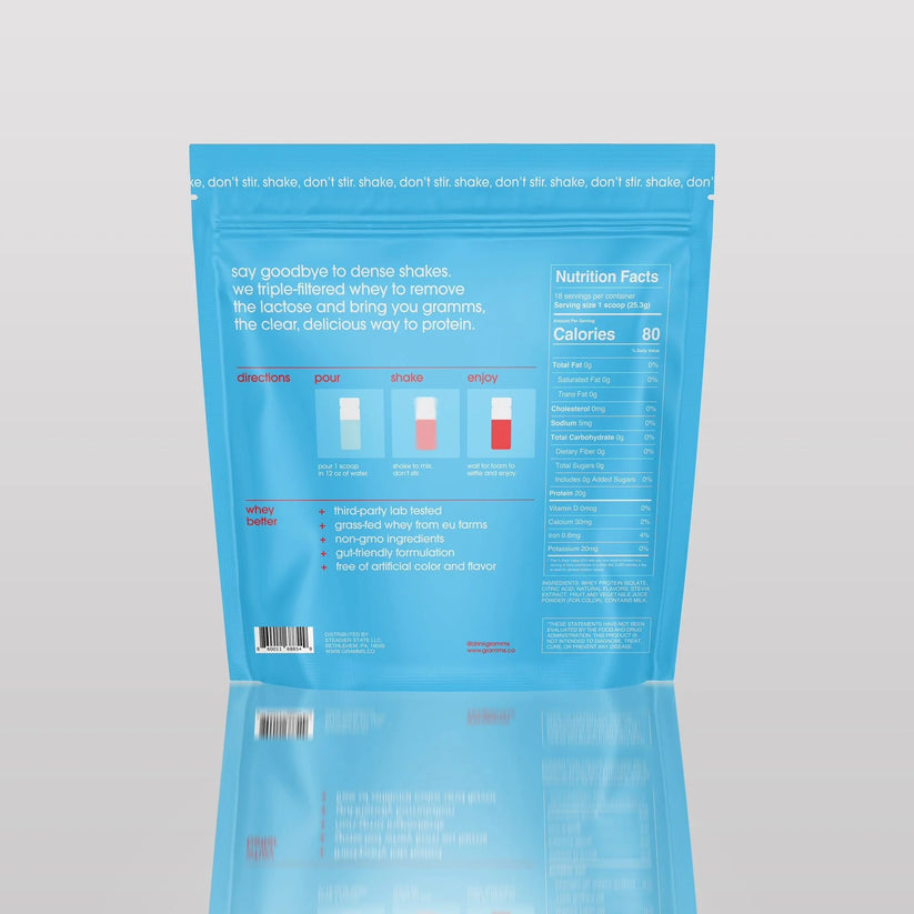 strawberry acai protein（455g）